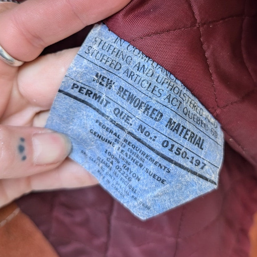 70s Penny Lane Groovy Suede Fur Jacket Furry Genuine Leather Mod Trench Coat