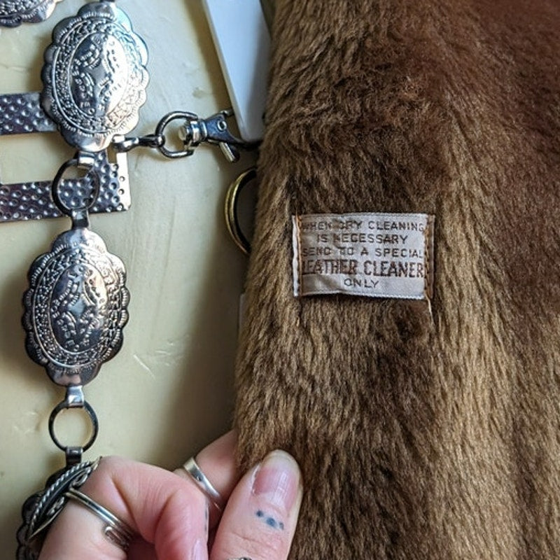 Vintage Burnt Orange Suede Leather Bomber Jacket Rusty Brown Western Chore Coat