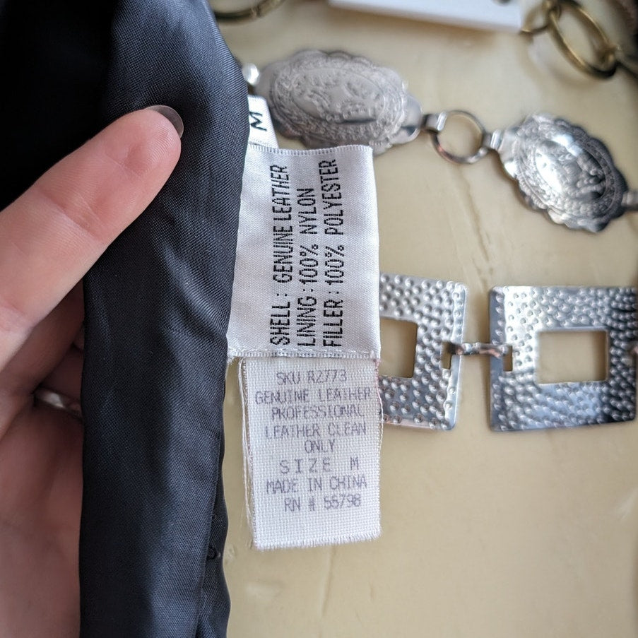 Vintage Black Leather Trench Black Leather Jacket Suede Jacket Western Medium