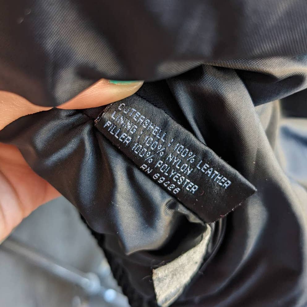 Vintage Black Suede Leather Fringe Biker Jacket Western Genuine Leather Coat