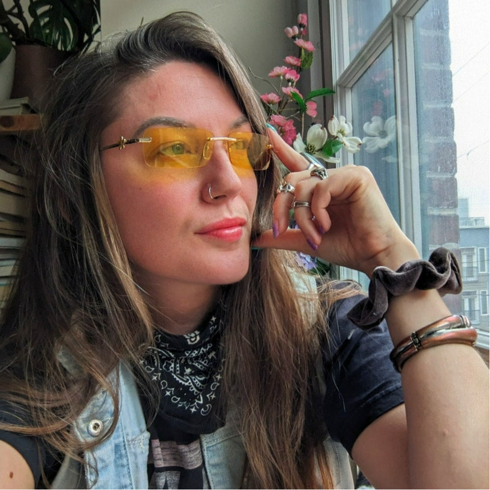 Y2K Retro 70s Yellow Daisy Festival Sunglasses Floral Groovy Gold Sunnies Shades