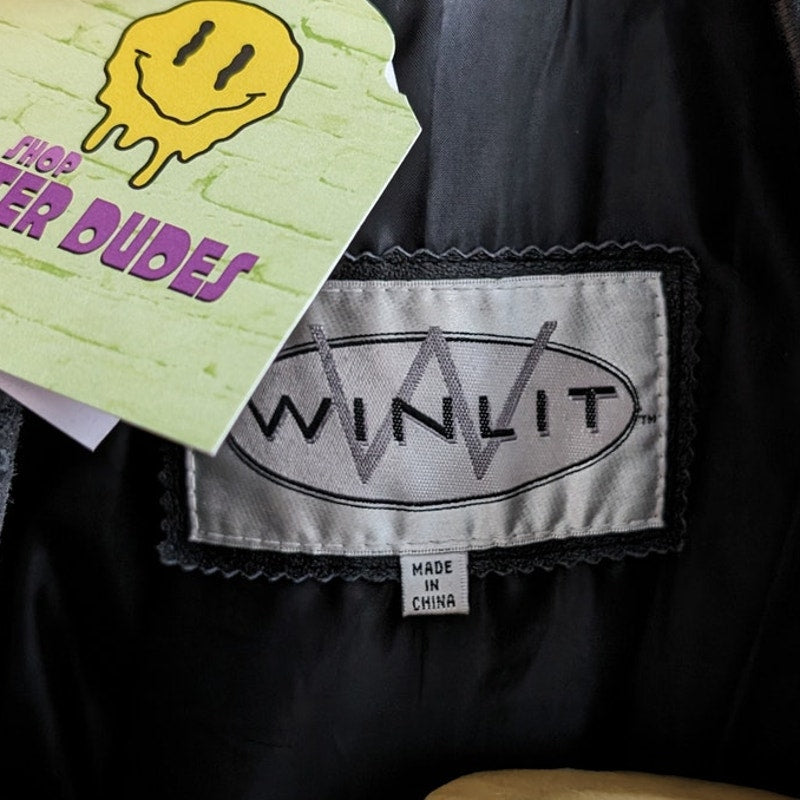 Vintage Black Leather Trench Black Leather Jacket Suede Jacket Western Medium