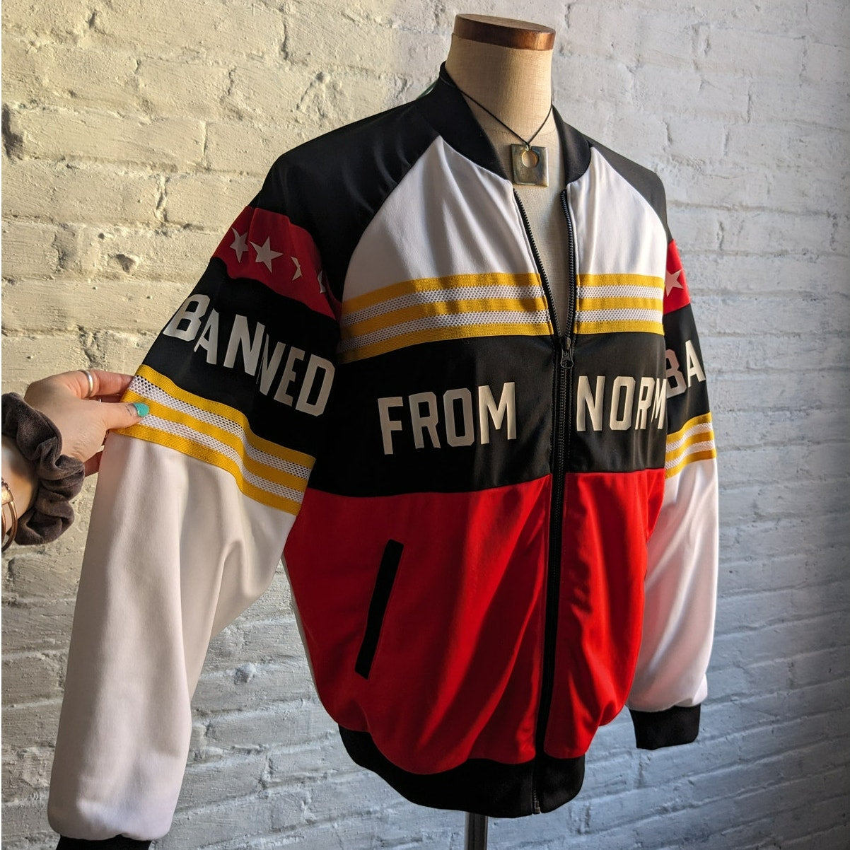 Adidas Track Jacket Rita Ora Stripes Preppy Streetwear Varsity Graphic Y2K Large