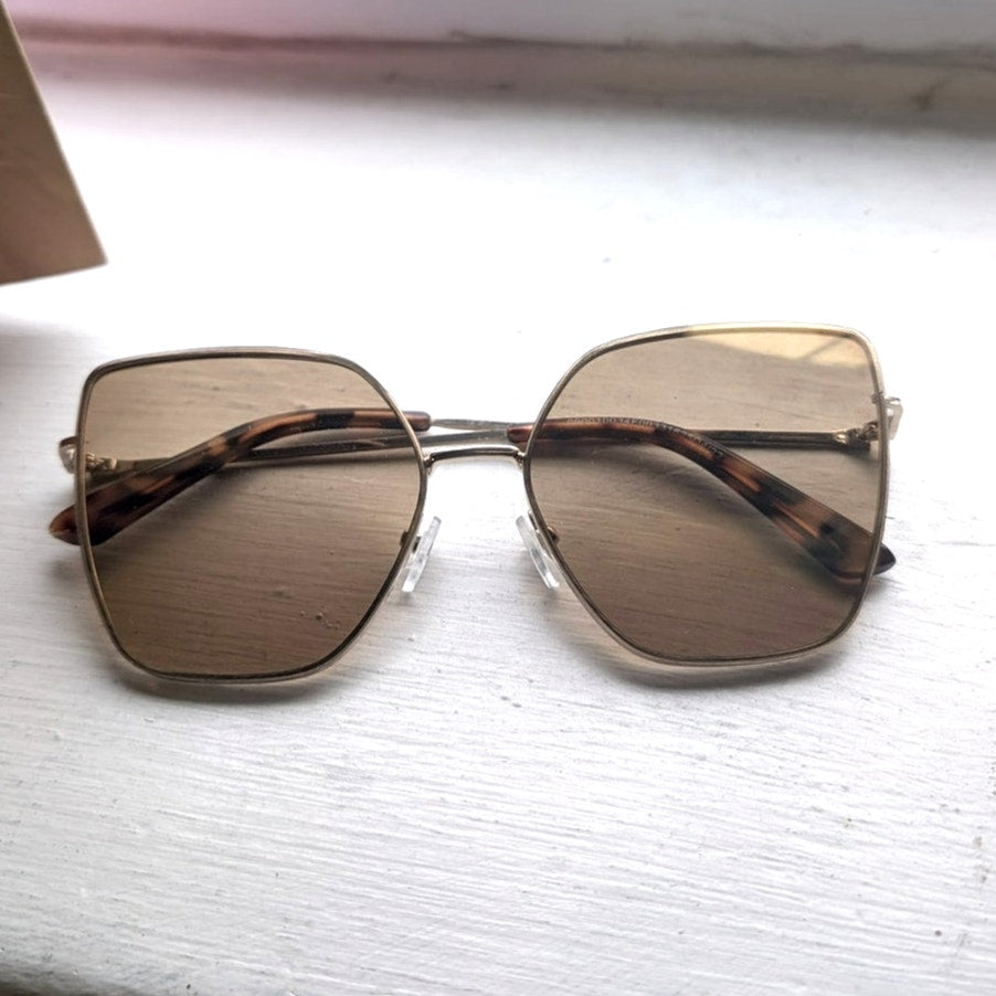 Retro Tortishell Cat Eye Sunglasses 70s Festival Boho Sunnies Y2K Leopard Shades