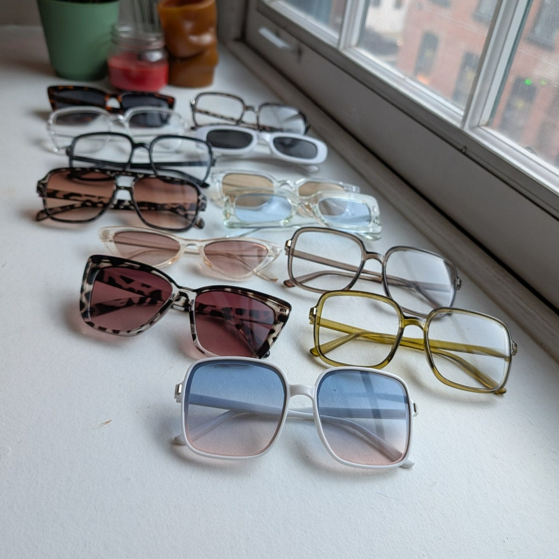 Retro Tortoishell Square Sunglasses 70s Festival Brown Sunnies Leopard Shades