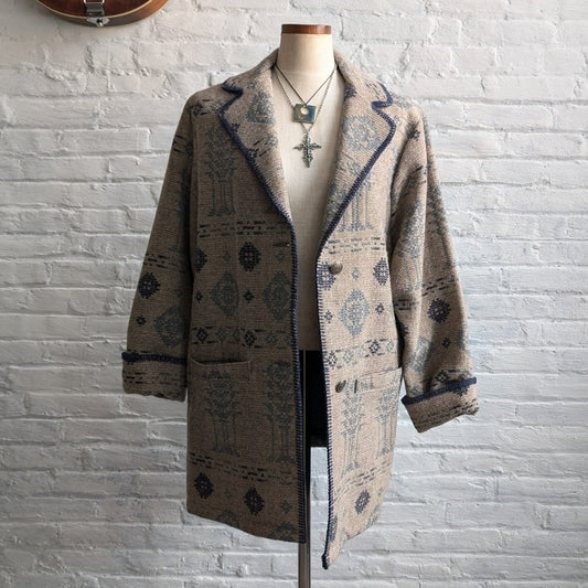 Vintage Woolrich Wool Chore Coat Western Boho Cowgirl Gorpcore Southwest Jacket