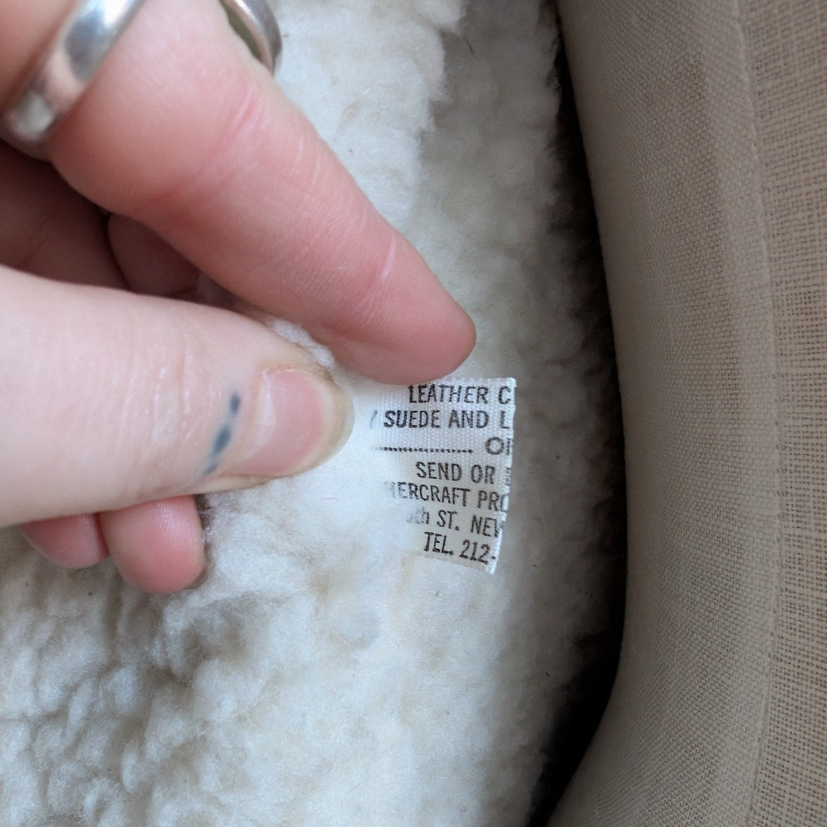 Vintage Brown Suede Penny Lane Coat Faux Fur Furry Afghan Leather Groovy Jacket