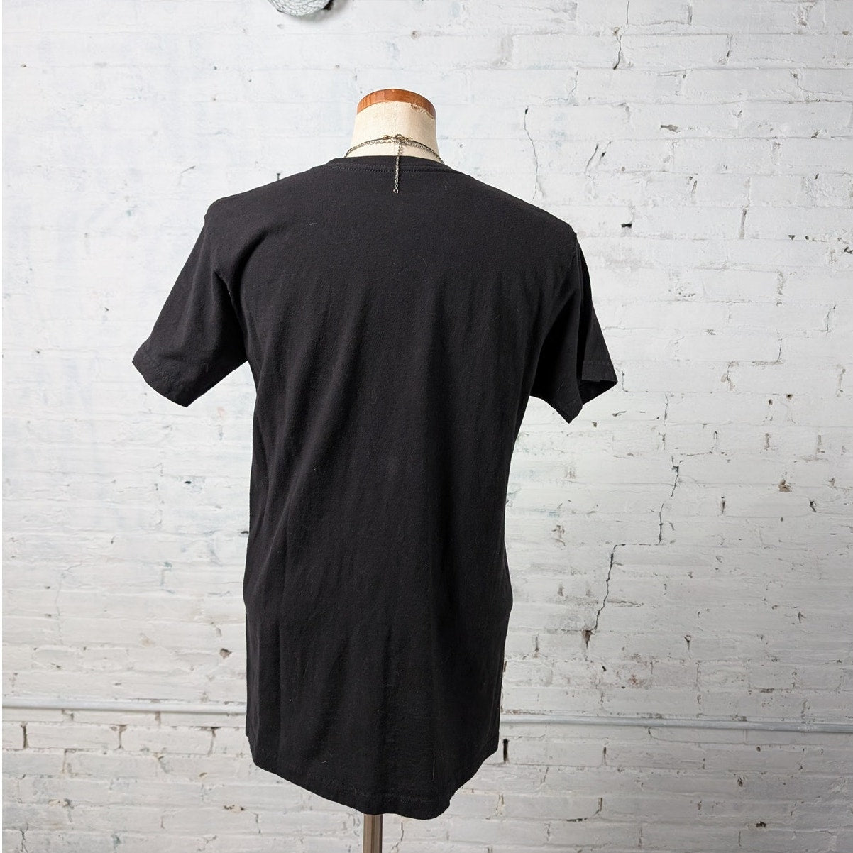 Retro Rolling Stones Concert Tee Black Band Tshirt Vintage Stones Shirt Medium