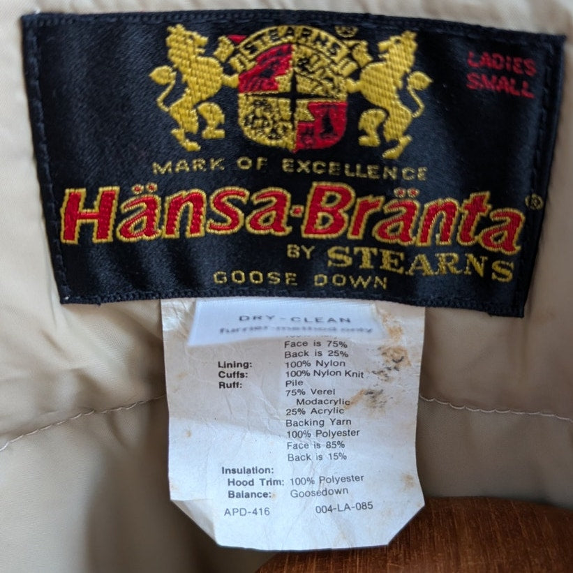 70s Vintage Faux Fur Brown Parka Coat Minimalist Shaggy Fuzzy Hooded Boho Jacket