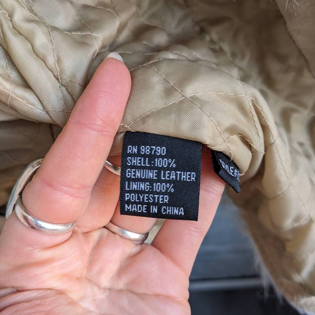 Y2K Vintage 70s style Penny Lane Shaggy Suede Fur Coat Embroidered Afghan Jacket