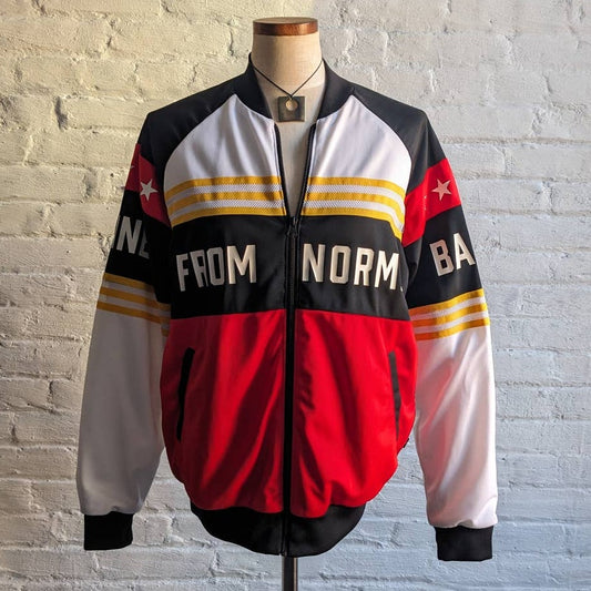 Adidas Track Jacket Rita Ora Stripes Preppy Streetwear Varsity Graphic Y2K Large