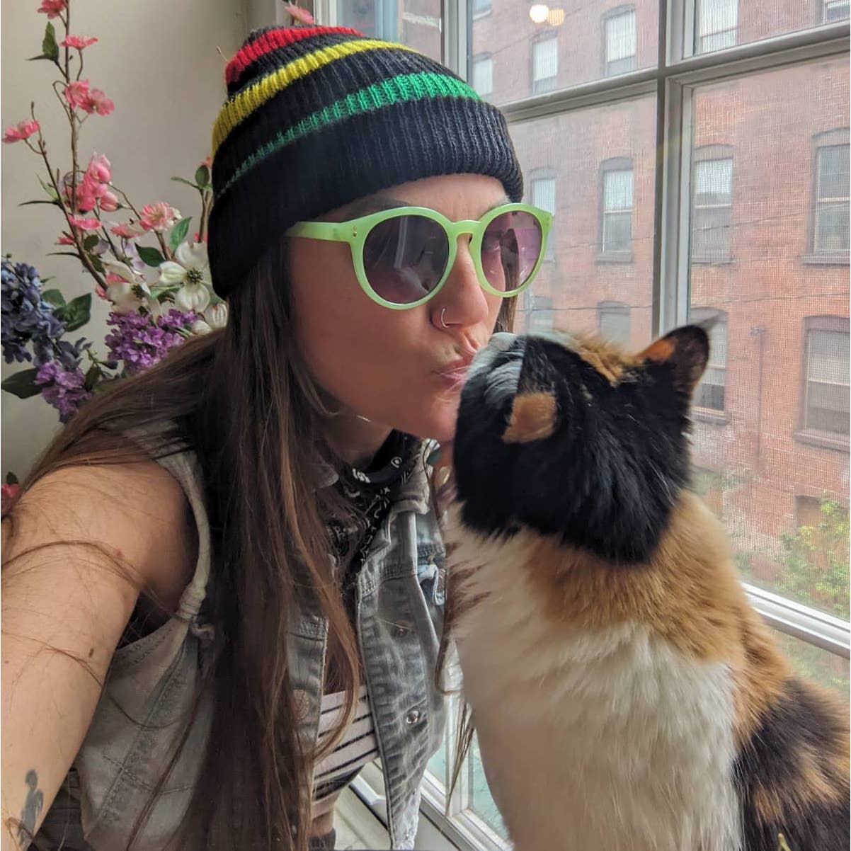 Y2K Funky Festival Retro 70s style Wayfarer Sunglasses Mint Green Sunnies Shades