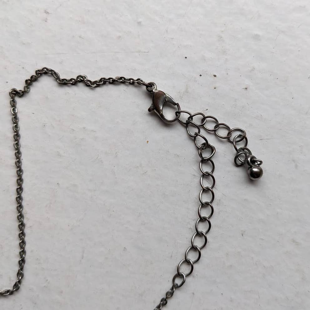 Vintage Southwest Gothic Cross Pendant Celtic Fairy Necklace Americana Jewelry