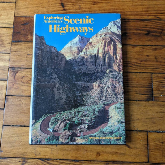 Vintage 80s Exploring America's Scenic Highways Roadtrip Coffee Table Book