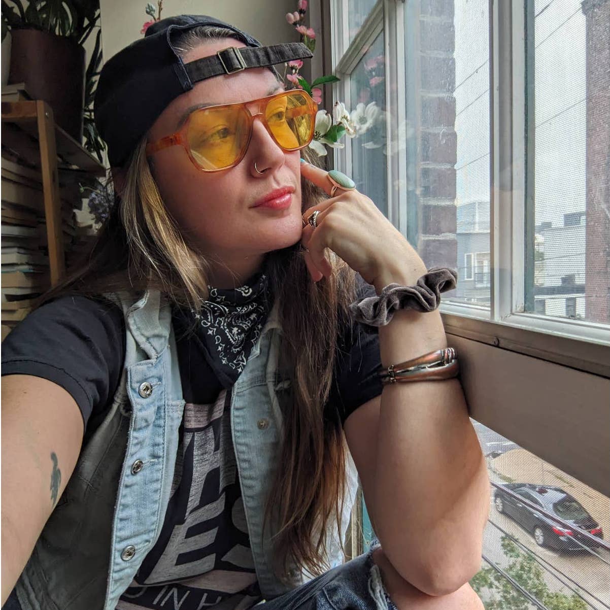 Retro Tortishell 70s Groovy Sunglasses Tinted Lenses Sunnies Nerd Glasses Shades