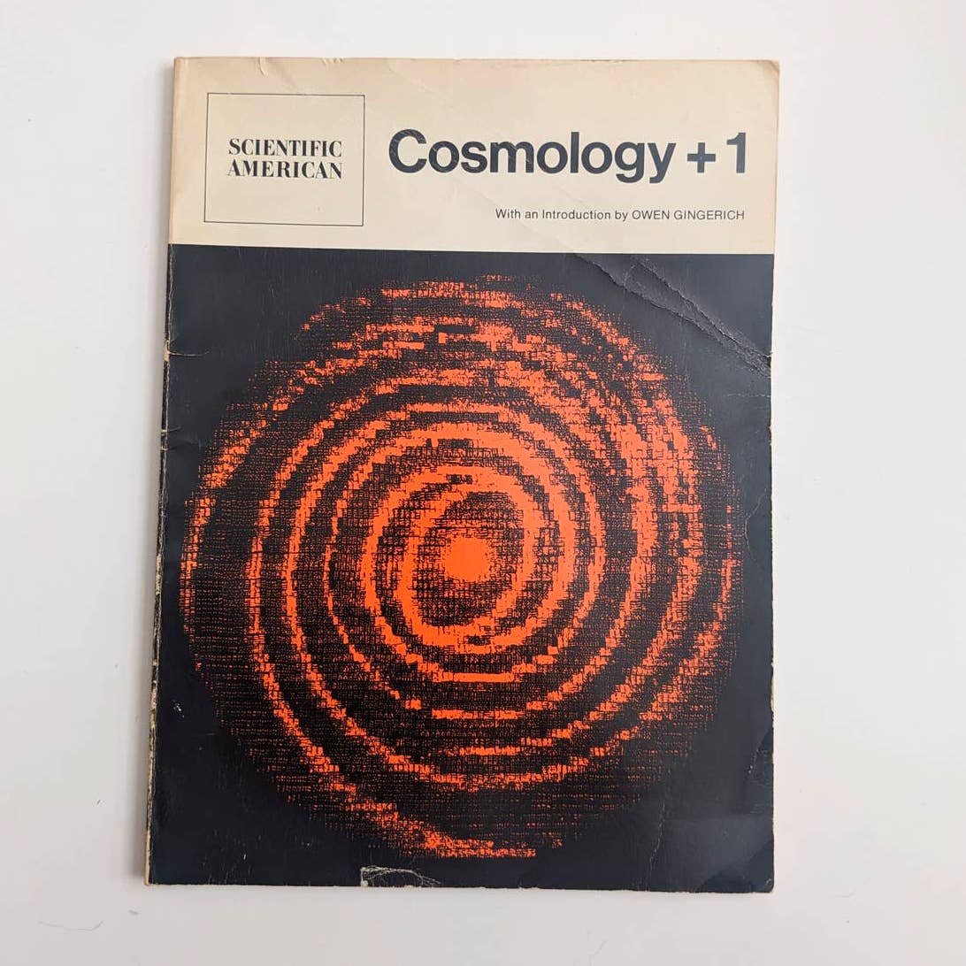 Vintage 70s Coffee Table Book Cosmology + 1: Readings from Scientific American