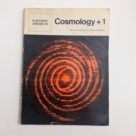 Vintage 70s Coffee Table Book Cosmology + 1: Readings from Scientific American