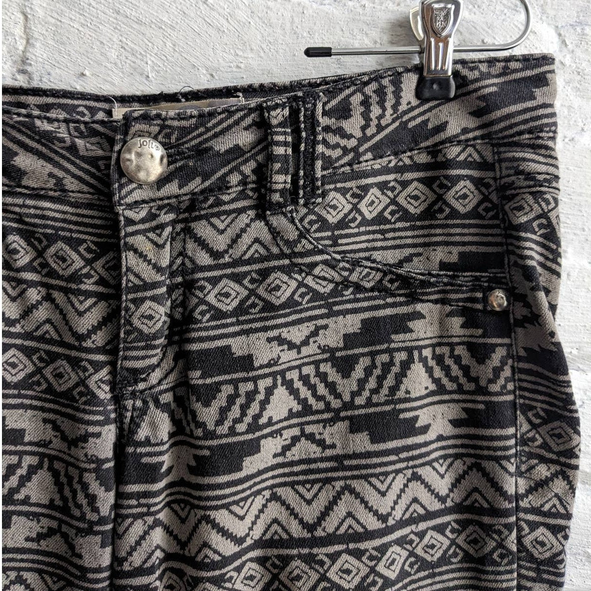 Y2K Grunge Dark Cowgirl Denim Minimalist Abstract Western Midrise Skinny Jeans