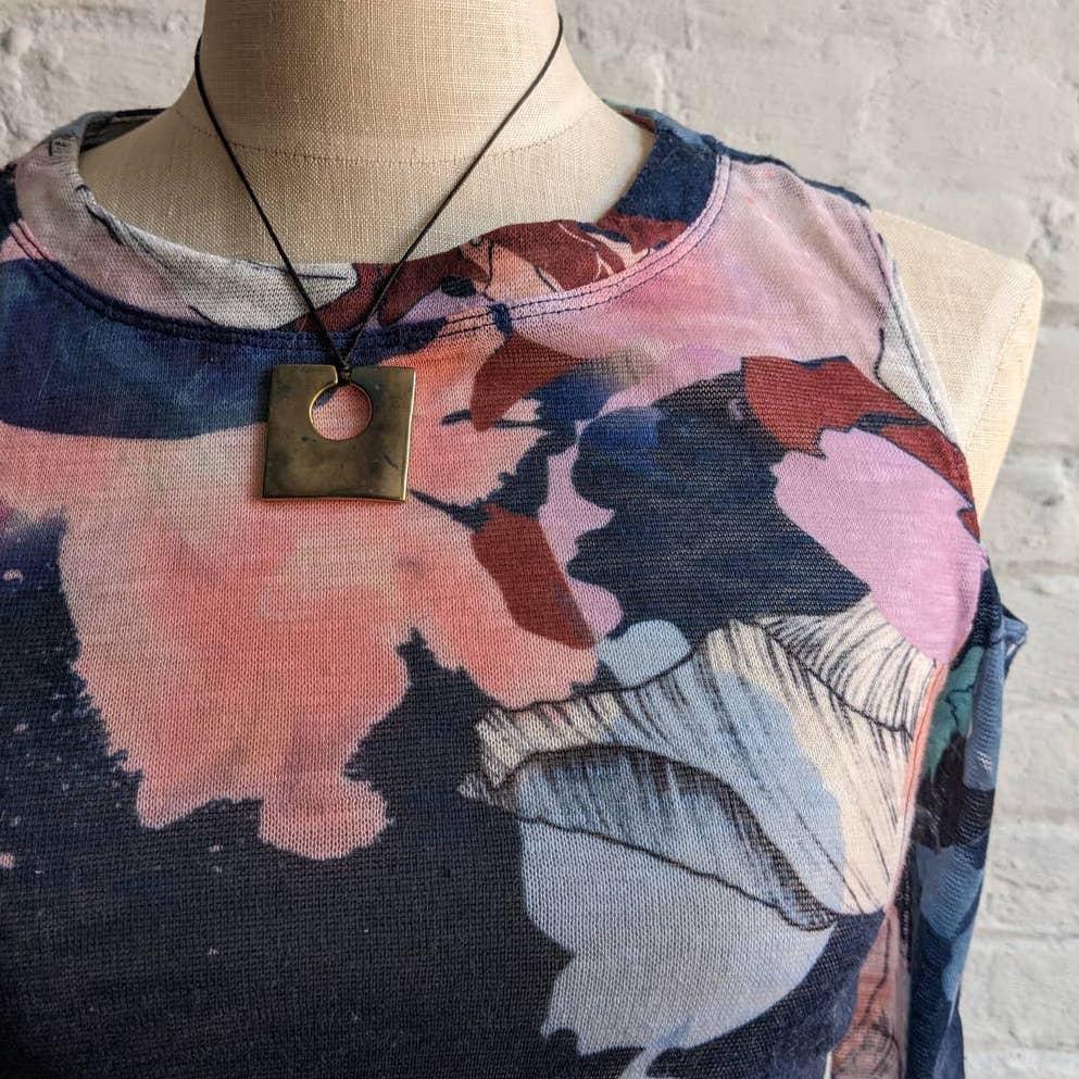 Y2K Retro Trippy Floral Galaxy Mesh Burnout Tee Dark Academia Tattoo Art Top